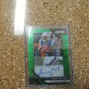 2018 PRIZM NEON GREEN SONY MICHEL AUTO PATRIOTS